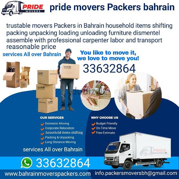 reasonable price 33632864 WhatsApp mobile pride movers company 0