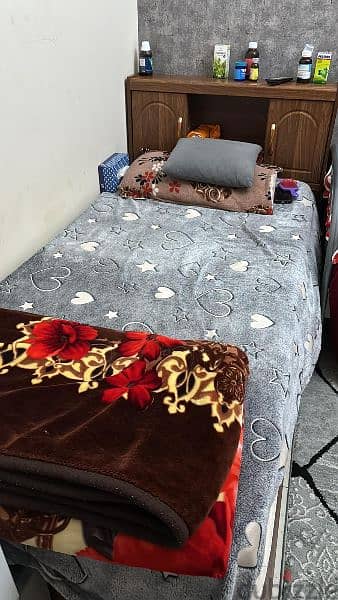 single bed with mattress 90×200 1