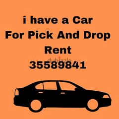 I have a car For pick and drop available 0