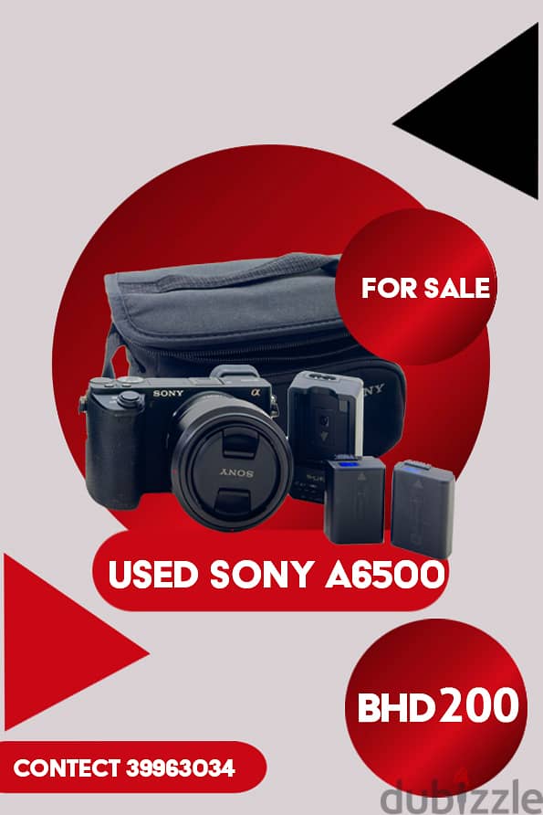 Used SONY A6500 0