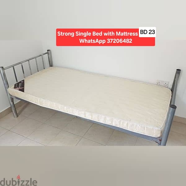 150×190 cm bed and mattrss and other items for sale with Delivery 6