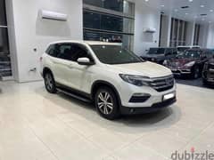 Honda Pilot 2017 white 0