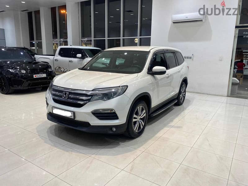 Honda Pilot 2017 white 1