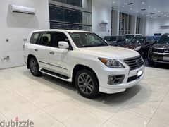 Lexus LX 570 2015 white 0