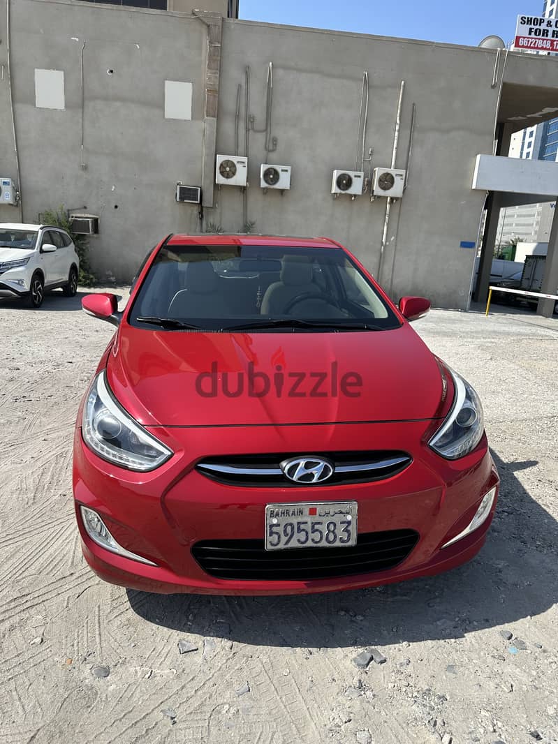 HYUNDAI ACCENT 2016 MODEL - FULL OPTION CAR WITH SUNROOF -URGENT SALE 2