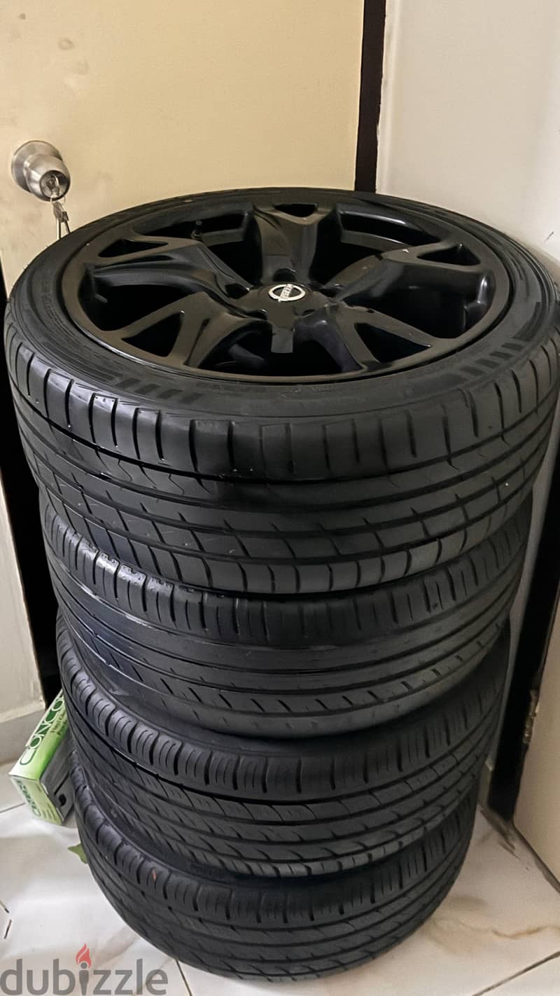 18inch alloy wheel for sale with tire,  18inch aloyy wheel,4 number. 6