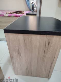 wooden side table from home centre 0