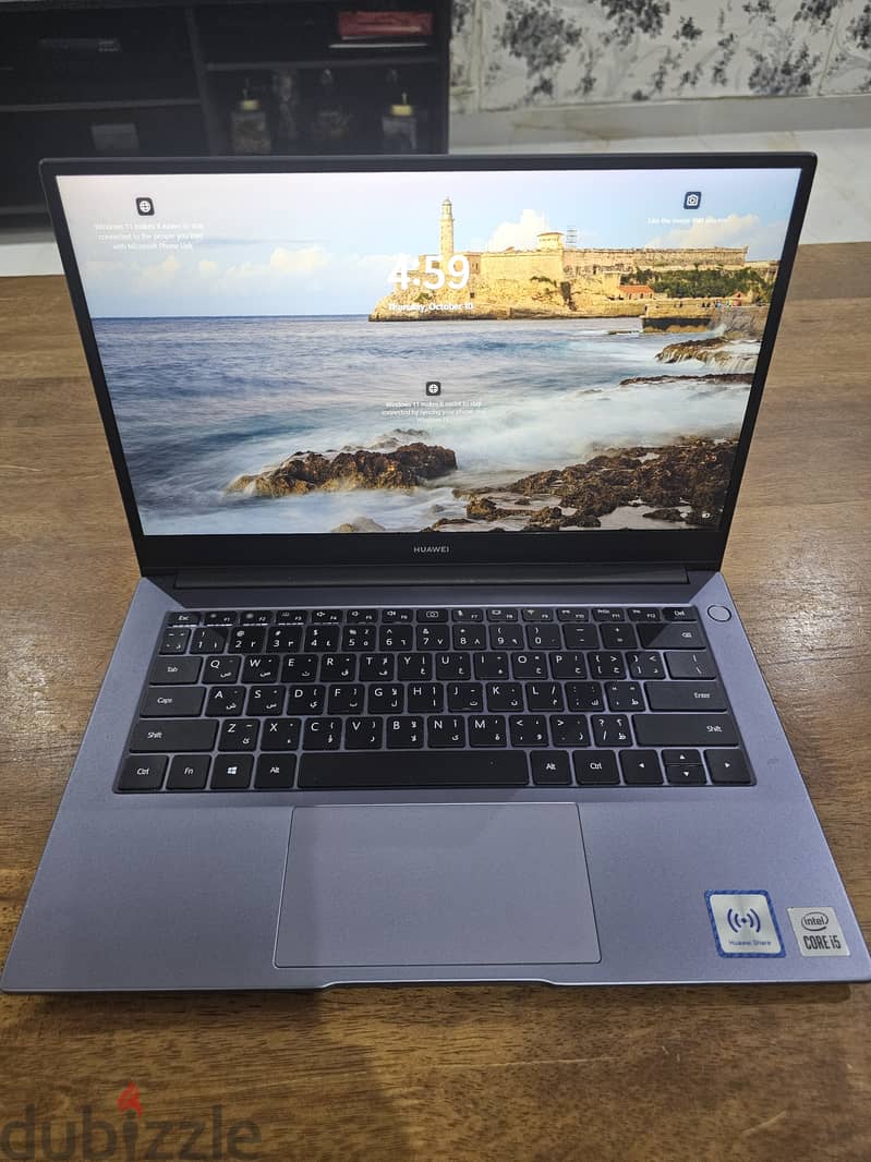 Huwaui laptop core i5 10 th generation 8gb 512gb ssd 0