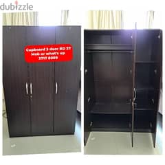 wardrobe 3 doorr and other items for sale with Delivery 0