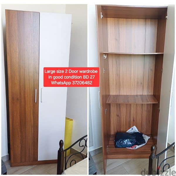 wardrobe 3 doorr and other items for sale with Delivery 2