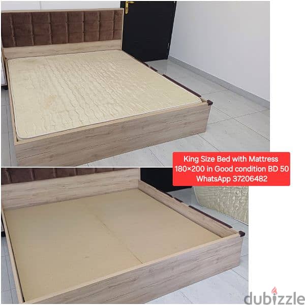 wardrobe 3 doorr and other items for sale with Delivery 7