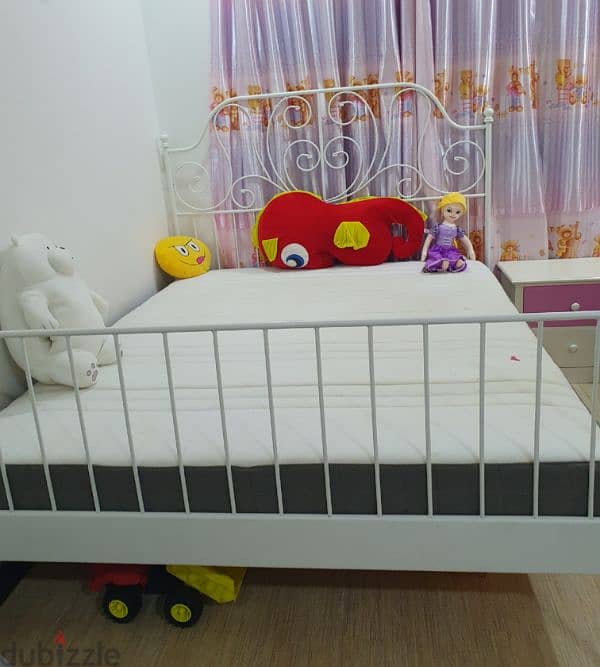 Ikea bed with mattress 1