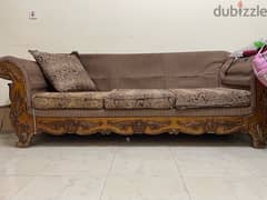 1KING SIZE SOFA 2m and 1MEDIUM SIZE SOFA FOR SALE 0