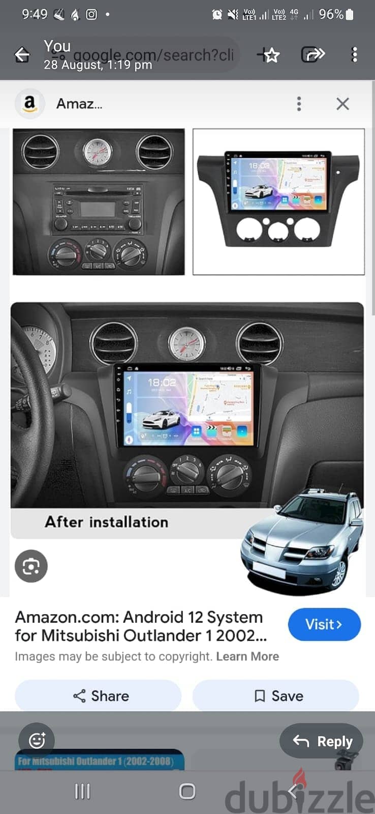 Hot Sale Car Android Screen 1