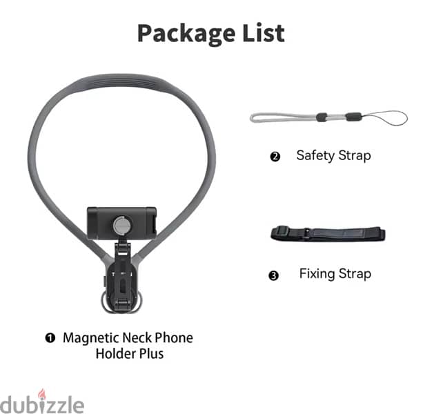 TELESIN Neck Mount Phone Clip 360° 5