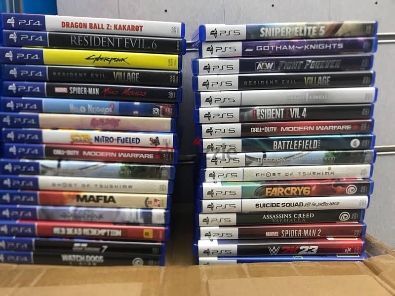 PS5 and PS4 Used Games 0