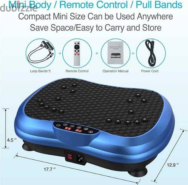 Whole Body Power Fit Vibration Plate Exercise Vibrating Machines 2