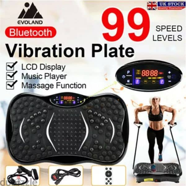 Whole Body Power Fit Vibration Plate Exercise Vibrating Machines 4