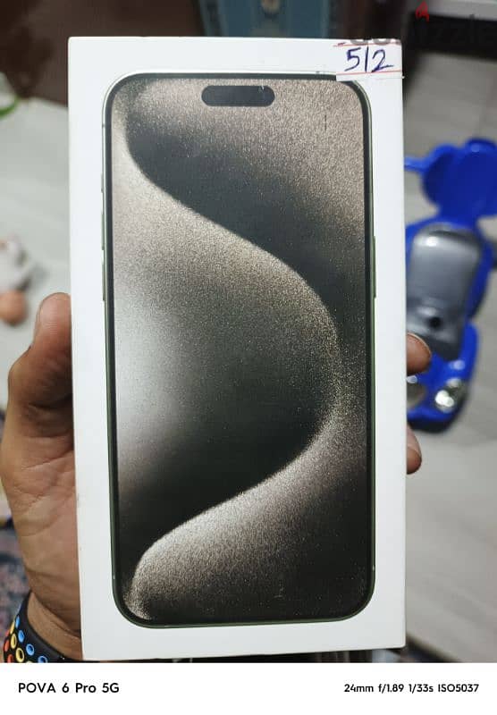 iphone 15 pro max 512gb Natural titanium brand New 0