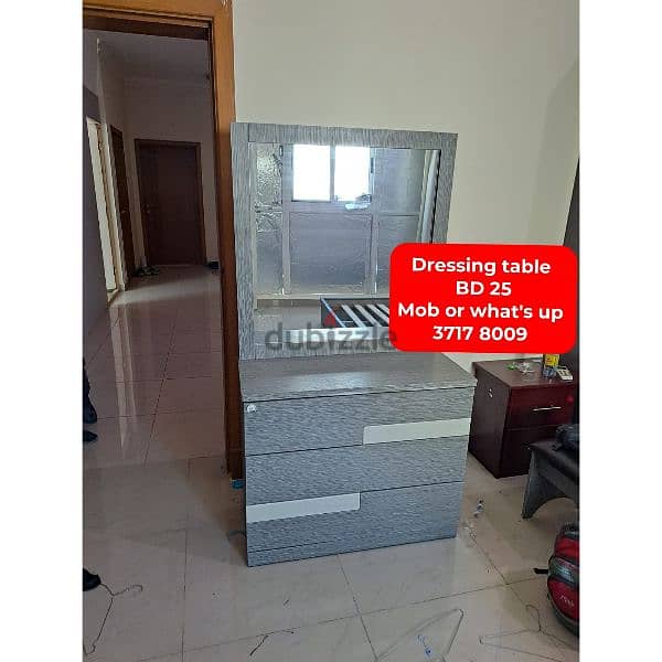 Bed with mattress king sizee and other items for sale with Delivery 3