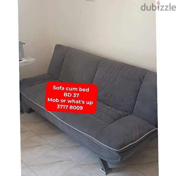 Bed with mattress king sizee and other items for sale with Delivery 10