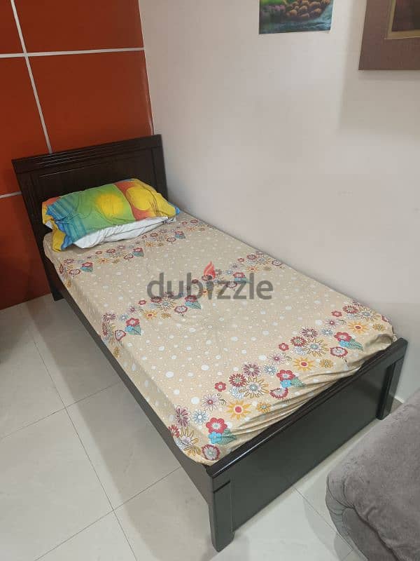 Single Bed with Brand New Mattress 1