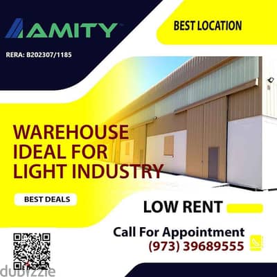 WORKSHOP- FACTORY- Warehouse FOR RENT, High Power, Call Us for Details