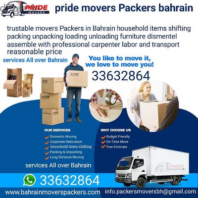 packer mover Bahrain services All over bahrain 33632864 WhatsApp