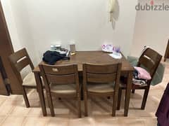 Duning table with four chairs 0