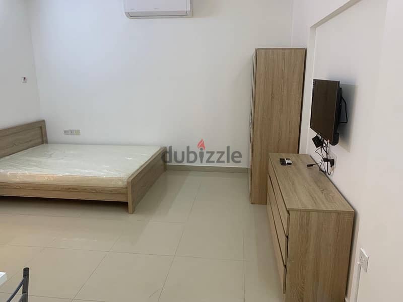 Furnished studio flat with balcony inclusive at Seef Area Karbabad 0