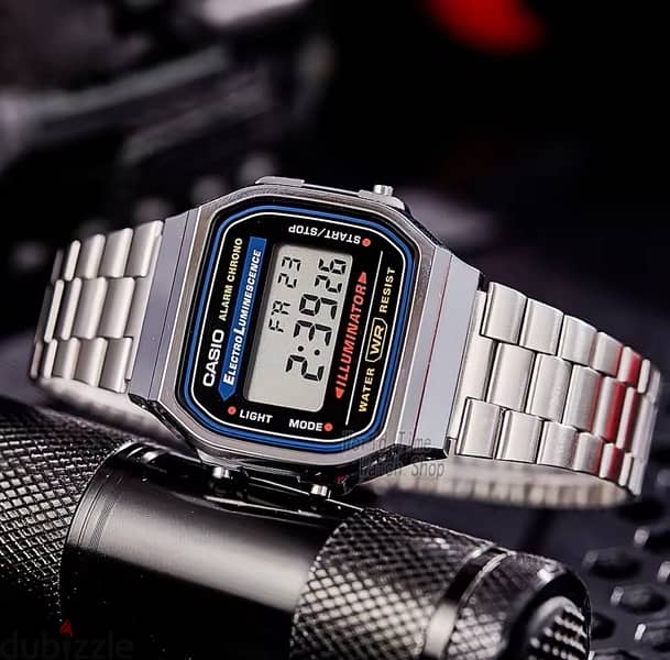 Casio watch silver watch men set brand luxury 1