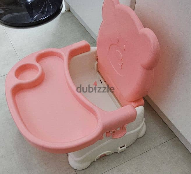 Baby cot with mattress, potty training toilet, feeding chair 4