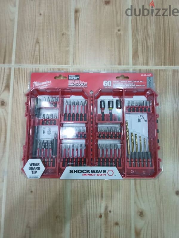 new box  60 pcs Magnetic Milwaukee Shockwave Power Screwdrivers/Bits 0