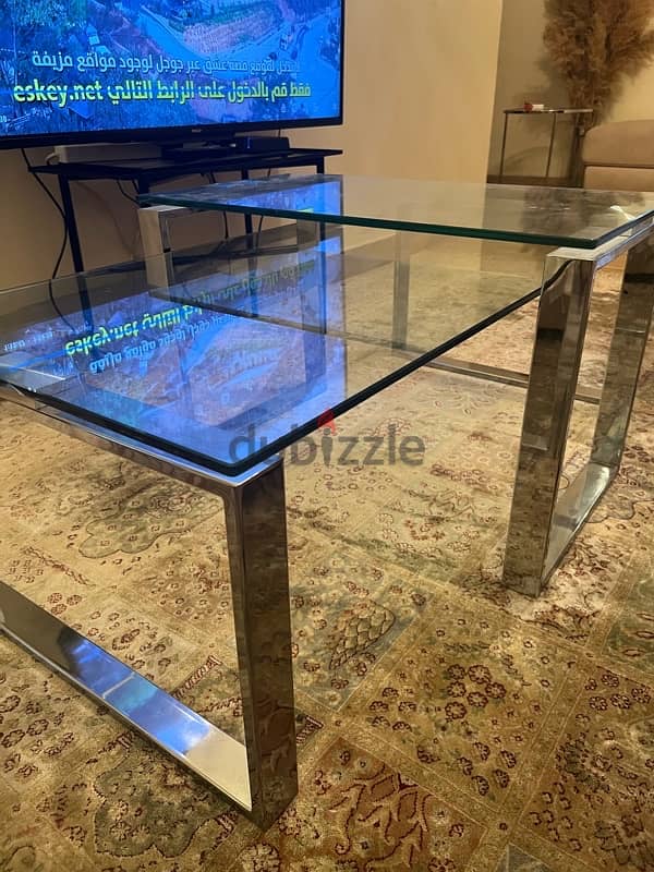 coffee table with side table 2