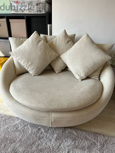 Round sofa / 2 seater 1