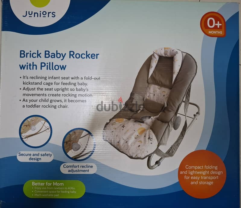 Junior brand baby rocker ( blue color ) 1