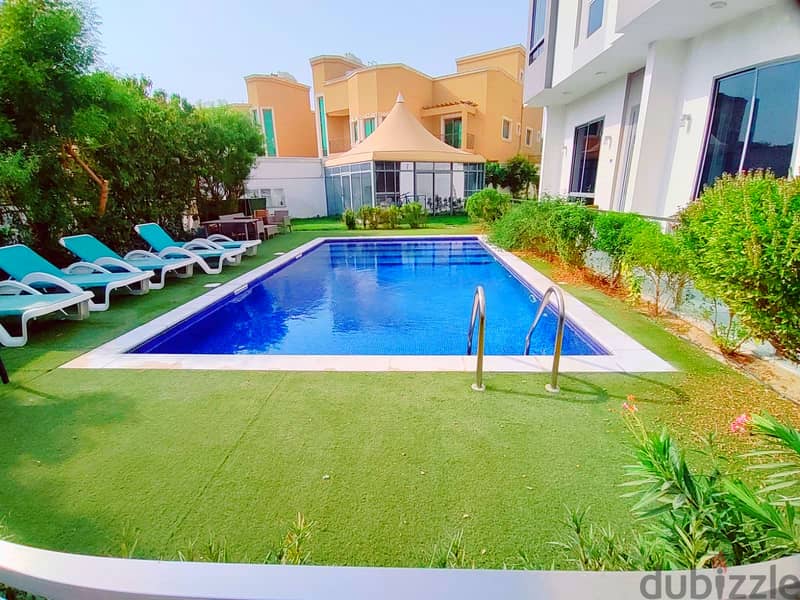 Fully Furnished High Luxury Garden Villa  for rent in SAAR  BD. 800/- 7