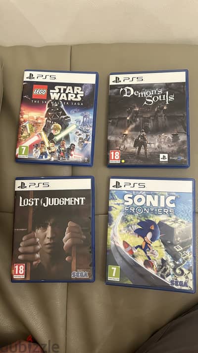 PS5 games just used once - like new