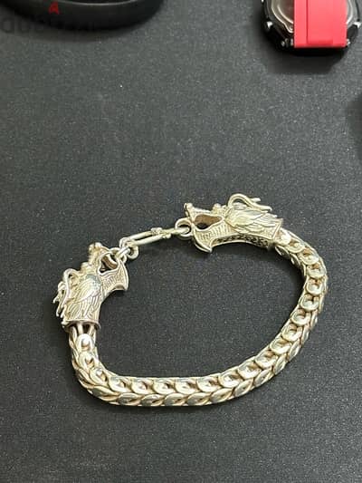 silver dragon bracelet unqie design