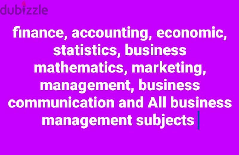 Home Tutor for English Science and Business management subjects 1