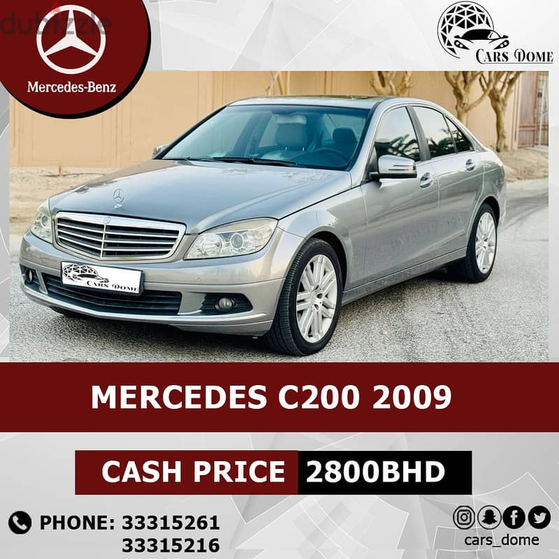 Mercedes-Benz C-Class 2009 C200 7