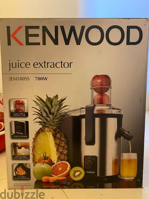 kenwood juice extractor jem500SS 700 watts 0