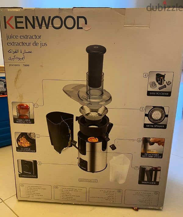 kenwood juice extractor jem500SS 700 watts 1