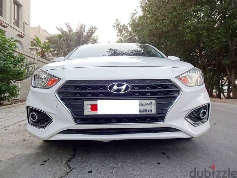 Hyundai Accent 1.6 L 2019 White Well Maintained Urgent Sale 0