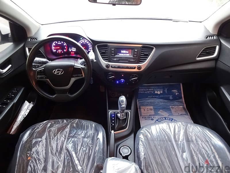 Hyundai Accent 1.6 L 2019 White Well Maintained Urgent Sale 8