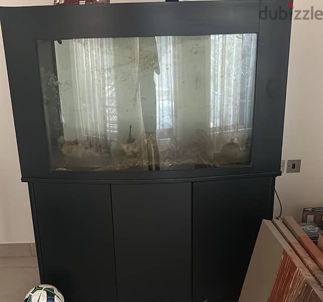 Aquarium for sale. Including Stand, Filter system and light (120 CM) 0