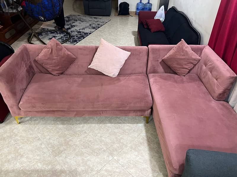 L shape sofa 1