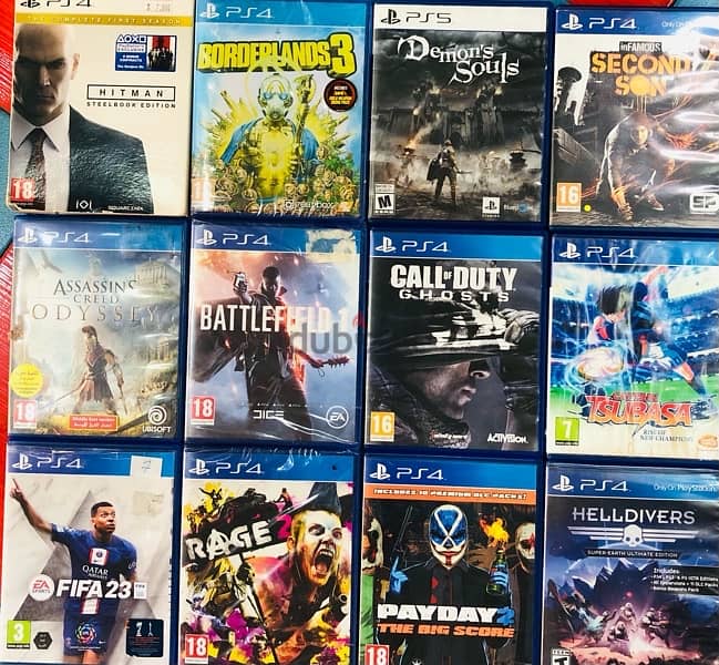 ps4 used games for sale excellent condition no any scratch offer price 0