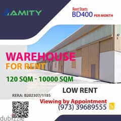 WAREHOUSE Suitable For STORAGE - 3 Ph - Trailer Access - Call 39689555 0