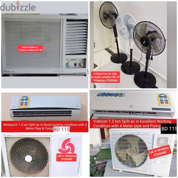 Zamil window ac and other items for sale with Delivery 0